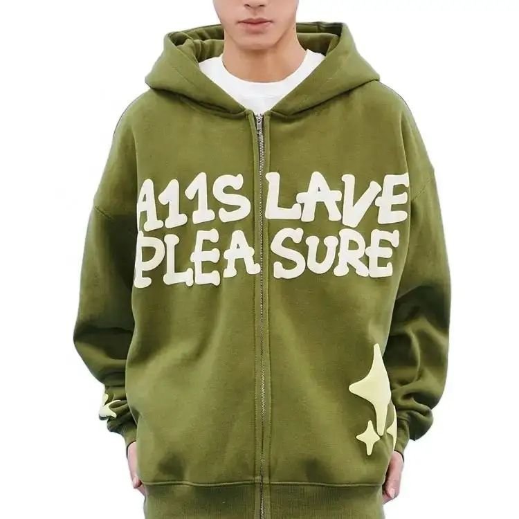 Zip-up hoodie